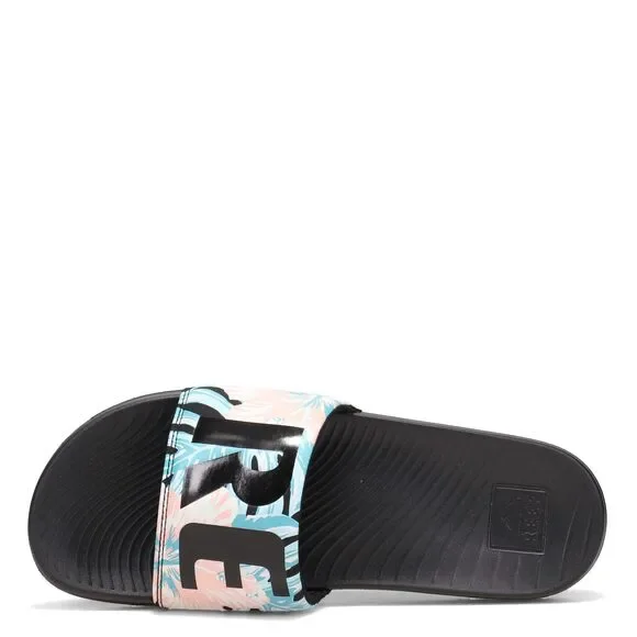 Reef One Slide Pink Hibiscus 6 B (M) #111 - Picture 6 of 7